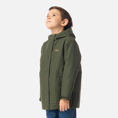 Imagen 2 del producto Chaqueta Niño Cold Place B-Dry Hoody Jacket Verde Militar Lippi I26