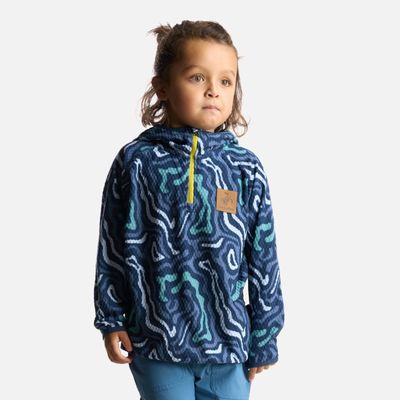 Polerón Niño Taina Poki Print Azul Haka Honu V26
