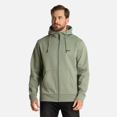 Polerón Hombre Ulmo FullZip Sweatshirt Jade Oscuro Lippi I25