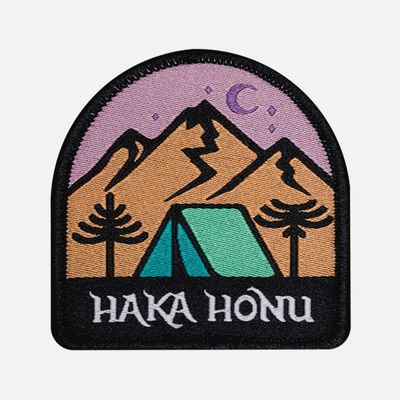 Parche Unisex Woven Patch Haka Honu Rosado Haka Honu V26