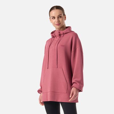 Imagen 2 del producto Polerón Mujer CityScape Hoody Sweatshirt Rosa Oscuro Lippi V26
