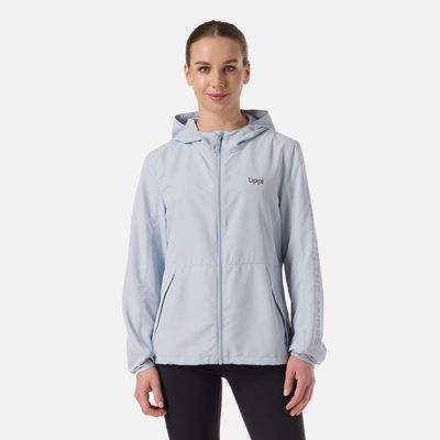 Chaqueta Mujer Nightfall Windbreaker Hoody Jacket Celeste Lippi V26