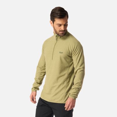 Imagen 2 del producto Polerón Hombre Jacaranda Nano-F 1/4 Zip Verde Lippi