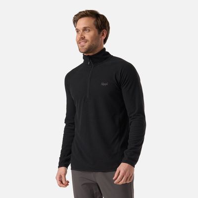 Imagen 2 del producto Polerón Hombre Jacaranda Nano-F 1/4 Zip Negro Lippi V26