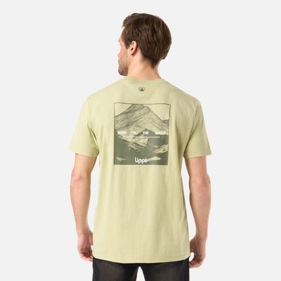 Imagen 2 del producto Polera Hombre Logo Lippi Back Print T-Shirt Verde Manzana Lippi V26