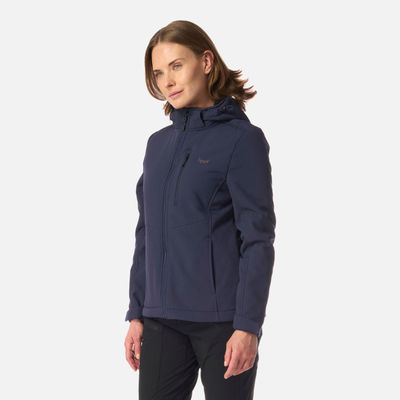 Imagen 2 del producto Chaqueta Mujer Macaya Softshell Hoody Jacket Azul Marino Lippi
