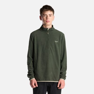 Imagen 2 del producto Poleron Teen Boy Mild Nano-F 14 Zip Verde Militar Lippi