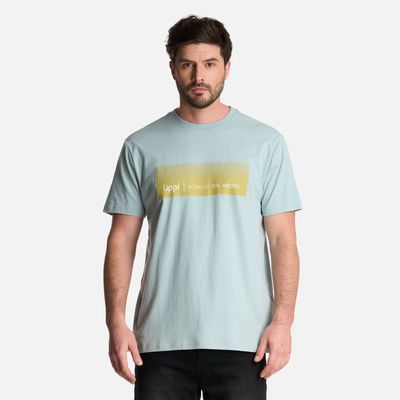 Imagen 1 del producto Polera Hombre Logo Lippi FrontPrint TShirt Celeste Lippi V25