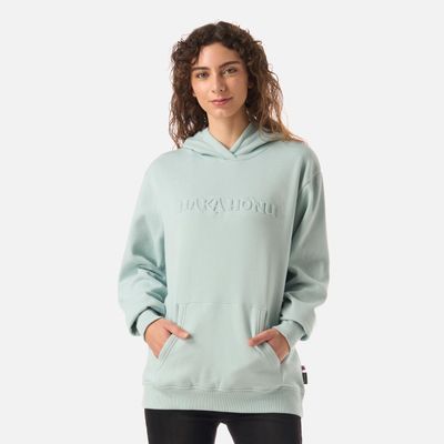 Polerón Mujer Motomami Hoody Gris Claro Haka Honu V26