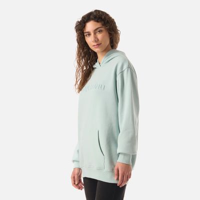 Imagen 2 del producto Polerón Mujer Motomami Hoody Gris Claro Haka Honu V26