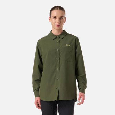 Imagen 1 del producto Camisa Mujer Murallon Q-Dry Shirt Verde Musgo Lippi V26