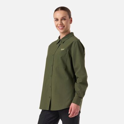 Imagen 2 del producto Camisa Mujer Murallon Q-Dry Shirt Verde Musgo Lippi V26