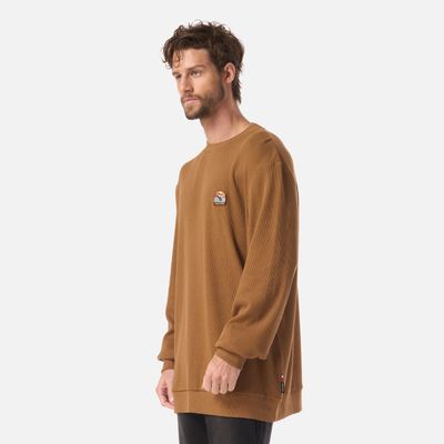 Imagen 2 del producto Polerón Hombre Eclipse Mostaza Oscuro Haka Honu V26