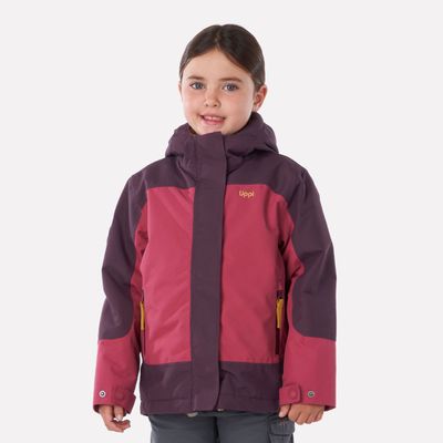 Chaqueta Niña Andes Snow B-Dry Hoody Jacket Rosa Oscuro Lippi I23