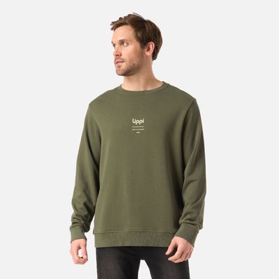 Imagen 1 del producto Polerón Hombre Ulmo Mid Point Crewneck Sweatshirt Verde Lippi V26