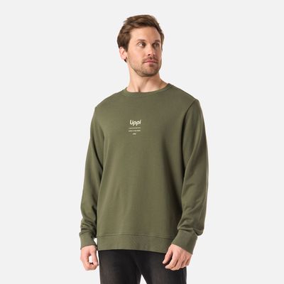 Imagen 2 del producto Polerón Hombre Ulmo Mid Point Crewneck Sweatshirt Verde Lippi V26