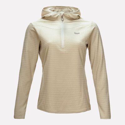 Imagen 1 del producto Poleron Mujer Jacaranda Nano-F 14 Zip Hoody Crudo Lippi I22