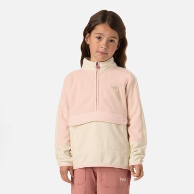 Polar Niña Fireplace 1/4 Zip Sweatshirt Crema Lippi V26