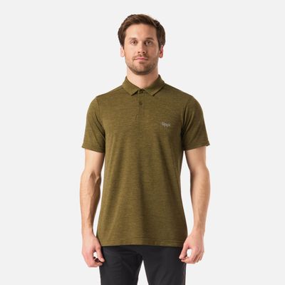Polera Hombre B-Classic Seamless Polo Verde Musgo Lippi V26