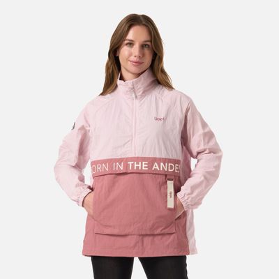 Imagen 1 del producto Chaqueta Mujer WindCity WindBreaker 1/4 Zip Jacket Rosa Lippi V26