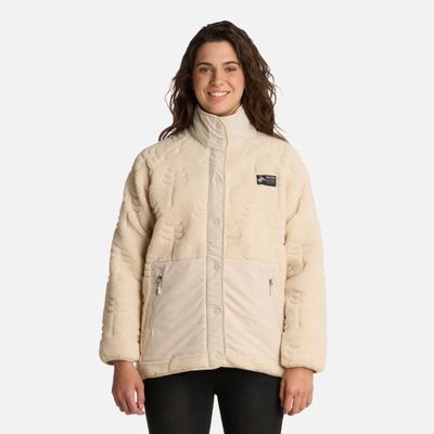 Polerón Mujer Zip-porrito Crema Haka Honu I25