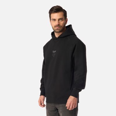 Imagen 2 del producto Polerón Hombre Ulmo Hoody Sweatshirt Negro Lippi I26
