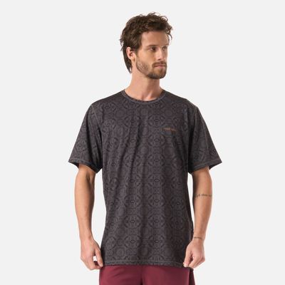 Polera Hombre Sudala Print Grafito Haka Honu V26