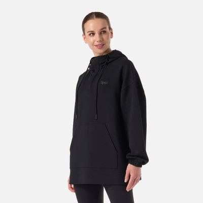 Imagen 2 del producto Polerón Mujer CityScape Hoody Sweatshirt Negro Lippi V26