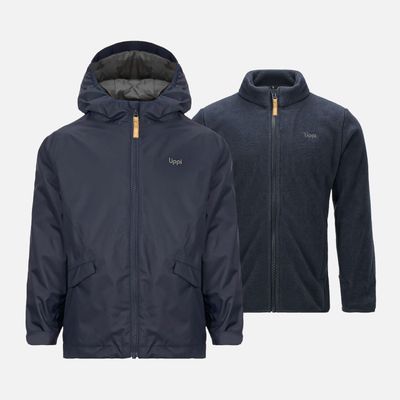 Chaqueta Niño Snowball Fusion-3 Hoody Azul Marino Lippi I24