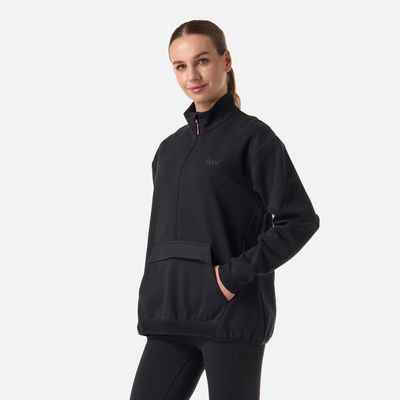 Imagen 2 del producto Polerón Mujer DownStreet 1/4 Zip Sweatshirt Negro Lippi V26