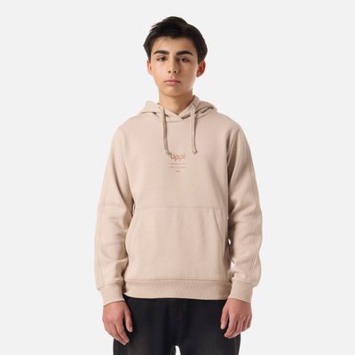 Polerón Teen Boy Ulmo Mid Point Hoody Sweatshirt Beige Lippi V26