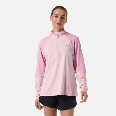 Polerón Mujer Puerto Trucco 1/4 Zip Rosa Lippi V26