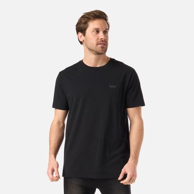 Polera Hombre Mountain Vibes T-Shirt Negro Lippi V26