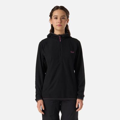Polerón Teen Girl Mild Nano-F 1/4 Zip Hoody Negro Lippi V26