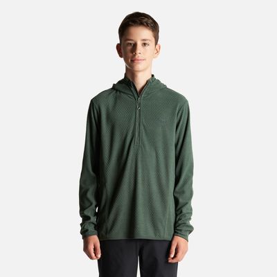 Imagen 2 del producto Poleron Teen Boy Mild Nano-F 14 Zip Hoody Verde Botella Lippi