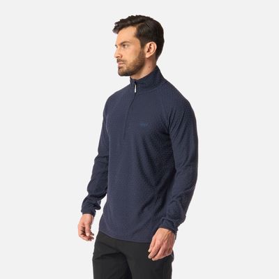 Imagen 2 del producto Polerón Hombre Jacaranda Nano-F 1/4 Zip Azul Marino Lippi I26