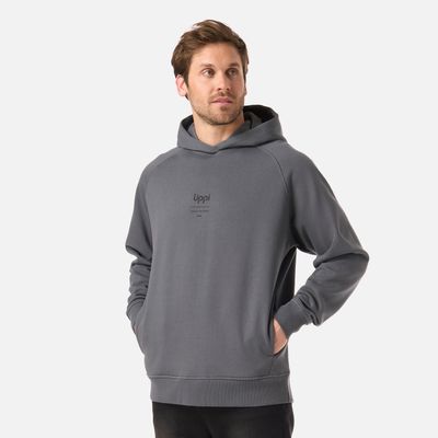 Imagen 2 del producto Polerón Hombre Ulmo Hoody Sweatshirt Gris Medio Lippi V26
