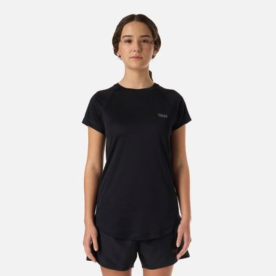 Polera Teen Girl Core Q-Dry T-Shirt Negro Lippi V26