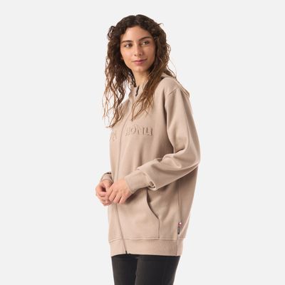 Imagen 2 del producto Polerón Mujer Motomami Full Zip Taupe Haka Honu V26