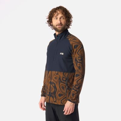 Imagen 2 del producto Polerón Hombre Taina Full Zip Print Café Haka Honu I26