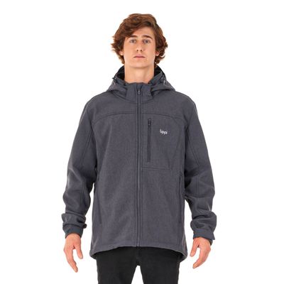 Imagen 2 del producto Chaqueta Hombre Macaya Softshell Hoody Jacket Melange Azul Lippi