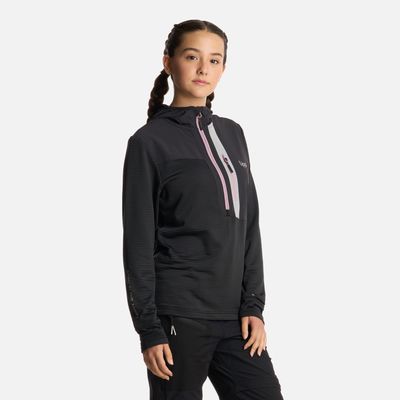Imagen 2 del producto Polerón Teen Girl Karova 14 Zip Hoody Negro Lippi I25