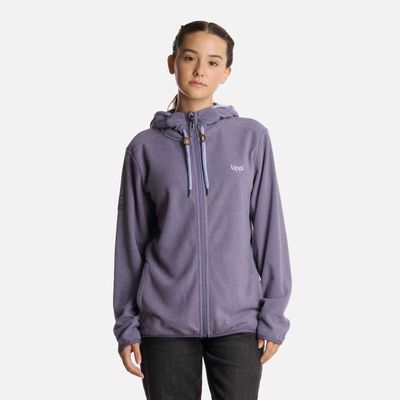 Polerón Teen Girl Stripes Nano-F Full Zip Violeta Lippi I25