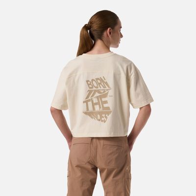 Imagen 2 del producto Polera Mujer Boulder Crop T-Shirt Crema Lippi V26