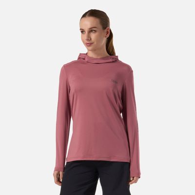 Polera Mujer Sun Protection T-Shirt Rosa Oscuro Lippi V26