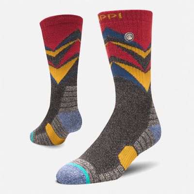 Calcetín Hombre Trekking Warm Socks Rojo Melange Lippi I25