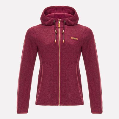 Polar Mujer Alamo Blend-Pro Hoody Jacket Rosa Oscuro Lippi