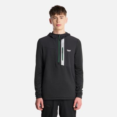 Polerón Teen Boy Karova 14 Zip Hoody Negro Lippi I25