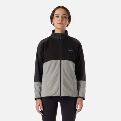 Polar Teen Girl Fireplace Full Zip Sweatshirt Negro Lippi V26