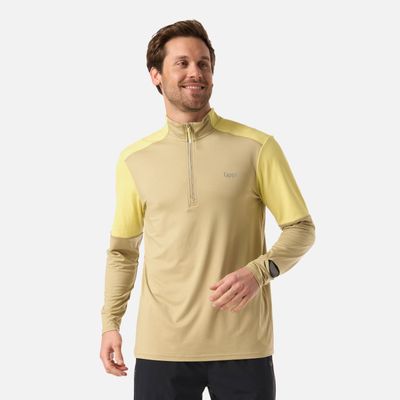 Polerón Hombre Puerto Trucco 1/4 Zip Verde Lippi V26